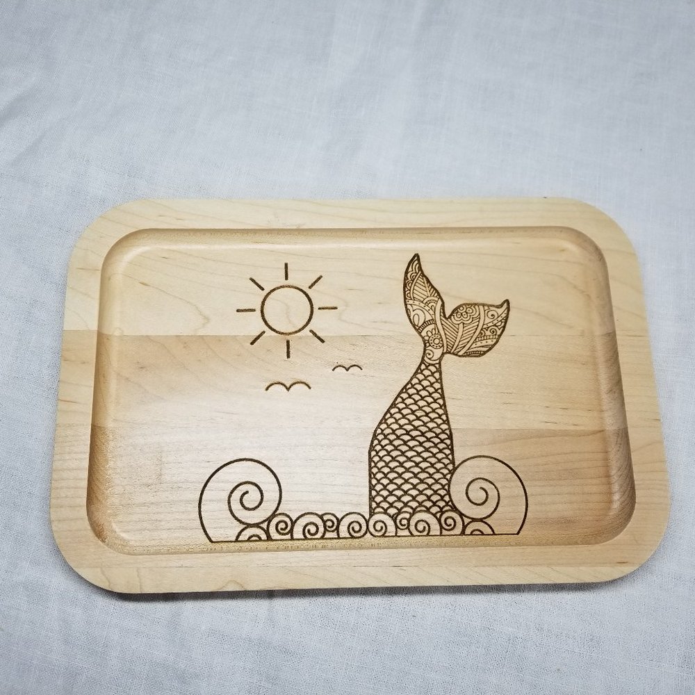 Mermaid Design II - Mermaid In the Sun Tray